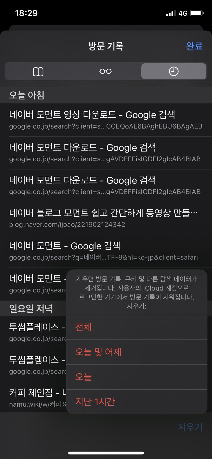 아이폰 사파리 방문기록 지우기 ( 깔끔 전체 삭제 방법 설명) 이미지 5