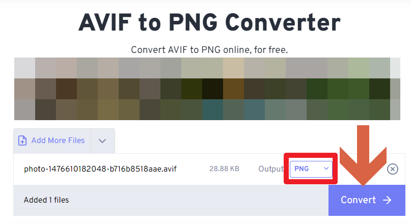 AVIF to  PNG로 변환 해주는 사이트 (무료, 한꺼번에 여러 파일 가능) 이미지 3