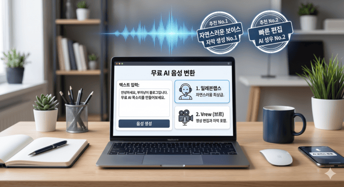 무료 텍스트 AI 음성 변환/생성 사이트 BEST 2 추천 썸네일
